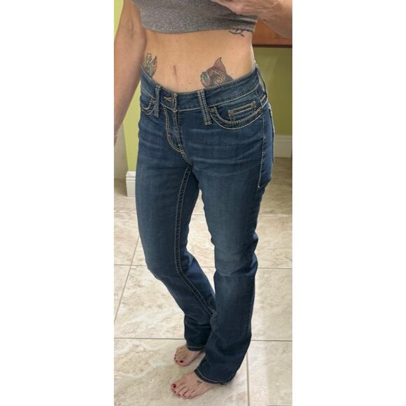 BKE (THE BUCKLE) PAYTON BOOT CUT WOMENS JEANS Mid rise sz26L 33 1/2 Length - Picture 6 of 8